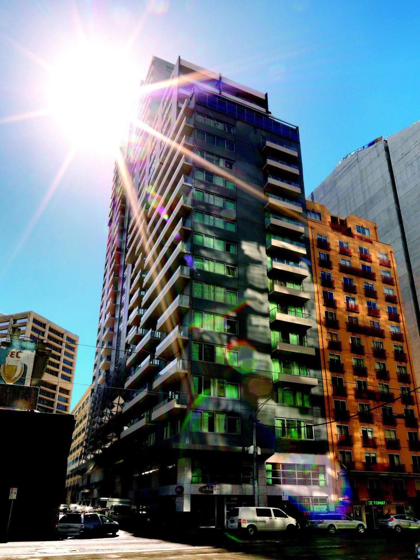 Brady Apartment Hotel Flinders Street Мельбурн Екстер'єр фото